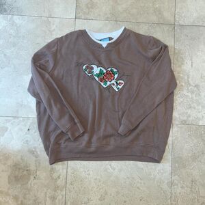 Vintage Comfort Cate Floral Grandma Sweater Sz XL